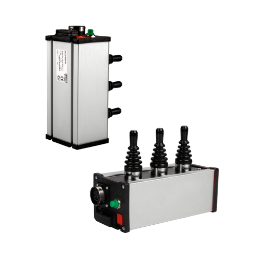 Panel sterujący z trzema joystickami trzypozycyjnymi z kablem ...