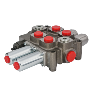 Rozdzielacz hydrauliczny 2 sekcyjny 160L/min sterowany linkami Galtech Q95