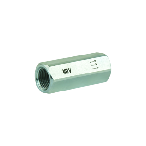 Zawór zwrotny liniowy NRV gwinty:  1/2" przepływ: 70L/min ciśnienie max: 350bar