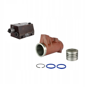 Rozdzielacz hydrauliczny 46481002 Hydrotor Tuchola montowany w żabie w C-360, C-360-3P w komplecie z zestawem naprawczym