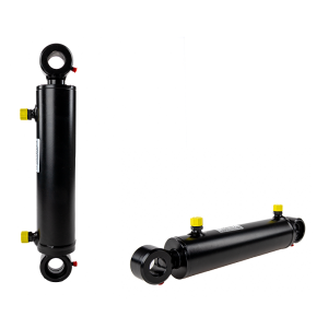 Cylinder siłownik hydrauliczny dwustronnego działania do TUZA długość: 375mm skok: 187mm CJ2F-63/32/187