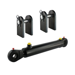 Cylinder siłownik hydrauliczny dwustronnego działania długość: 1180mm skok: 900mm CJ2F 50/28/900 z mocowaniem U25