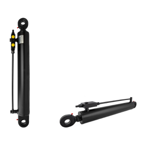 Cylinder siłownik hydrauliczny dwustronnego działania długość: 775mm skok: 510mm CJ2F-80/45/510 z zamkiem