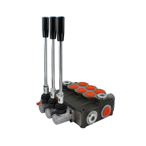 Rozdzielacz hydrauliczny 3 sekcyjny 120L z zatrzaskiem