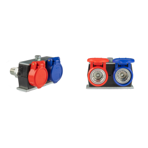 Szybkozłącza hydrauliczne automatyczne gniazda EURO ISO M22x1.5 PUSH-PULL