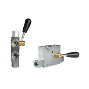 Zawór hydrauliczny zwrotny "zamek" blokada siłownika dwustronnego działania VBPDE c/RUB 1/4" dodatkowo mechaniczna blokada