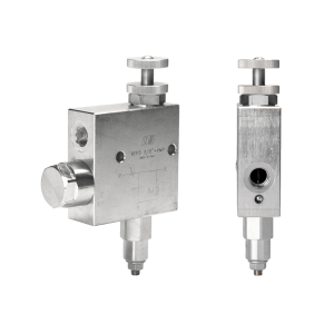 Zawór regulator przepływu RFP3 VMP gwinty: 3/8" przepływ max: 60L/min ciśnienie max: 350bar