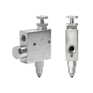 Zawór regulator przepływu RFP3 VMP gwinty: 1/2" przepływ max: 80L/min ciśnienie max: 350bar