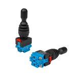 Joystick elektryczny trzypozycyjny monostabilny, otwór montażowy 22mm