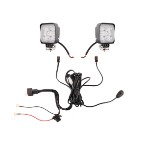 Dwie lampy robocze 5xLED 630 LM 12W + podłączenie