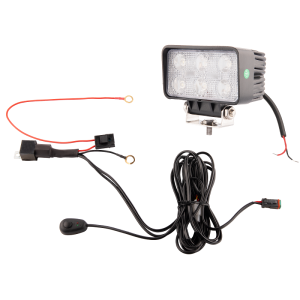 Lampa robocza 6xLED 1100 LM 18W + podłączenie