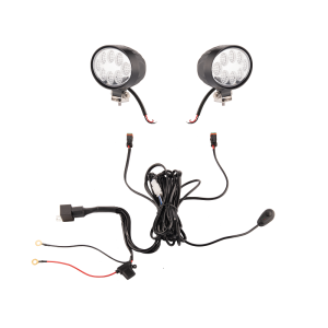 Dwie lampy robocze 8xLED 1920 LM 24W + podłączenie
