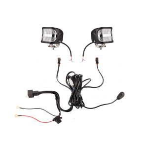 Dwie lampy robocze 8xLED 1608 LM 27W + podłączenie