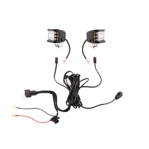 Dwie lampy robocze 18xLED 2760 LM 45W + podłączenie