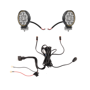 Dwie lampy robocze 9xLED 1133 LM 20W + podłączenie