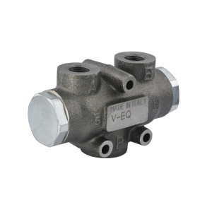 Zawór hydrauliczny dzielnik strumienia 50:50 gwinty 3/8'' przepływ 20-30 L/min ciśnienie maksymalne 250 bar