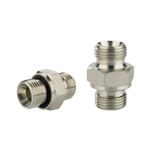 Przyłącze hydrauliczne proste typu: ED BB gwinty: BSP 1 1/4" - G1 1/4" z uszczelnieniem NBR