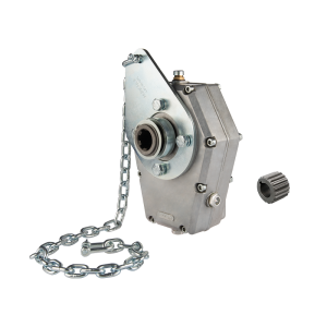 Przekładnia multiplikator przystawka do pomp grupy 2 przełożenie: 1:3.8 moc: 20kW wyposażona w gniazdo WOM  z zatrzaskiem w zestawie ze wspornikiem WK i sprzęgłem