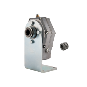 Przekładnia multiplikator przystawka do pomp grupy 2 przełożenie: 1:3.8 moc: 20kW wyposażona w gniazdo WOM  z zatrzaskiem w zestawie ze wspornikiem  WL i sprzęgłem