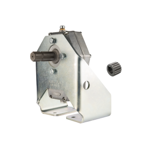 Przekładnia multiplikator przystawka do pomp grupy 2 przełożenie: 1:3.8 moc: 20kW wyposażona w wałek WOM w zestawie ze wspornikiem WC i sprzęgłem