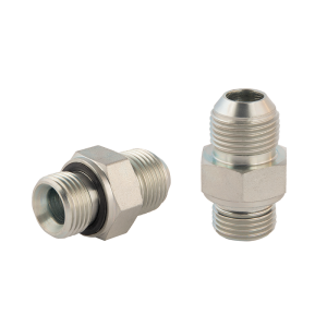 Przyłącze hydrauliczne proste typu: ED BB gwinty: G3/8" - 5/8" UNF z uszczelnieniem NBR