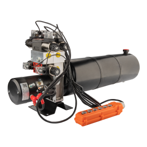 Kompletny agregat hydrauliczny mobilny 24V 2,2kW 2,5cm3 14L z trzema elektrozaworami