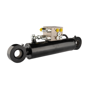 Cylinder siłownik hydrauliczny do obrotu pługa CJ2F-80/40/236 L:480 U40W w zestawie z zaworem sterującym obrotem