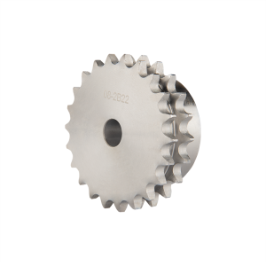 Koło zębate łańcuchowe podwójne 2x22 zębów 1/2" na łańcuch 08 B-2