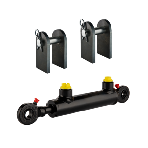 Cylinder siłownik hydrauliczny dwustronnego działania z mocowaniem długość: 317mm skok: 150mm CJ2F-25/16/150 U15S