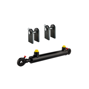 Cylinder siłownik hydrauliczny dwustronnego działania z mocowaniem długość: 367mm skok: 200mm CJ2F-25/16/200 U15S