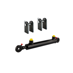 Cylinder siłownik hydrauliczny dwustronnego działania z mocowaniem długość: 417mm skok: 250mm CJ2F-25/16/250 U15S
