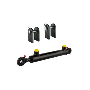 Cylinder siłownik hydrauliczny dwustronnego działania z mocowaniem długość: 467mm skok: 300mm CJ2F-25/16/300 U15S