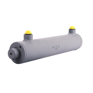 Cylinder siłownik hydrauliczny dwustronnego działania długość: 330mm skok: 200mm 50/28/200 bez uszu