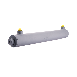 Cylinder siłownik hydrauliczny dwustronnego działania długość: 480mm skok: 350mm 50/28/350 bez uszu