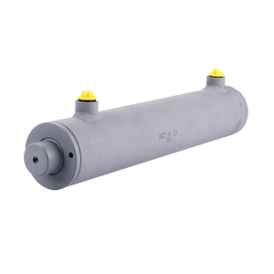 Cylinder siłownik hydrauliczny dwustronnego działania długość: 410mm skok: 250mm 63/36/250 bez uszu