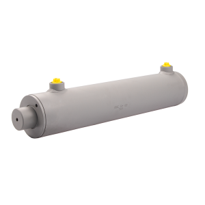 Cylinder siłownik hydrauliczny dwustronnego działania długość: 480mm skok: 300mm 80/45/300 bez uszu