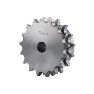 Koło zębate łańcuchowe podwójne 2x17 zębów 3/4" na łańcuch 12 B-2