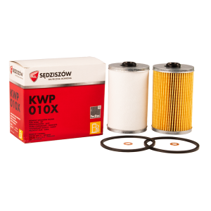 Zestaw filtrów paliwowych do ciągnika Ursus C-330 C-360 C-385 Bizon Filtr paliwa wstępny + filtr paliwa dokładny KWP010X Sędziszów