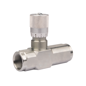 Zawór hydrauliczny dławiący w jedną stronę VRFU 90 1" z precyzyjną regulacją