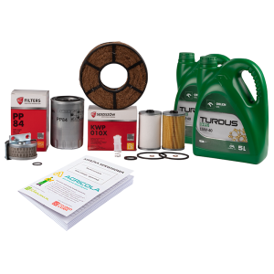 Pełny zestaw filtrów do ciągnika Ursus C-360 Filtr oleju silnika + filtry paliwa + wkład odstojnika paliwa + filtr podnośnika + filtr powietrza + olej silnikowy TURDUS 15W40 10L + książka serwisowa