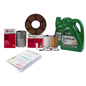 Pełny zestaw filtrów do ciągnika Ursus C-360 Filtr oleju silnika + filtry paliwa + wkład odstojnika paliwa + filtr powietrza + olej silnikowy TURDUS 15W40 10L  + książka serwisowa 