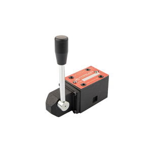 Rozdzielacz hydrauliczny typu CETOP 3 NG6 Sterowany ręcznie suwak 2-pozycyjny z dźwignią