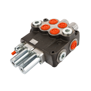 Rozdzielacz hydrauliczny 2 sekcyjny 160l/min sterowany linkami i joystickiem