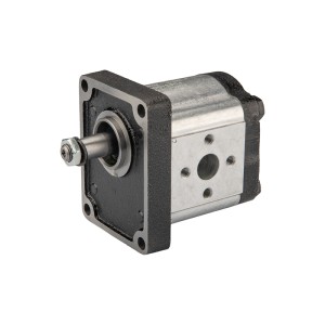 Pompa hydrauliczna zębata Hydrosila lewa 1-sekcyjna grupy 2 objętość: 16 cm3/obr wydajność (1500obr): 24 L/min