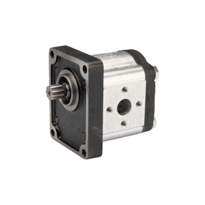 Pompa hydrauliczna zębata Hydrosila lewa 1-sekcyjna grupy 2 objętość: 11,3 cm3/obr wydajność (1500obr): 16,1 L/min