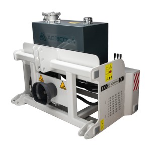 Agregat mobilny podwieszany napędzany wałkiem wom z rozdzielaczem 3 sekcyjnym 80L ze zbiornikiem 100L o maksymalnej wydajności pompy 94L i chłodnicą oleju z wentylatorem