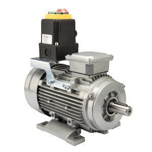 Silnik elektryczny 3-fazowy 400V typu B3 moc: 4kW obroty: 1430 obr/min Wałek 28mm w zestawie wyłącznik KOA 1T + wspornik