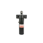 Cylinder siłownik hydrauliczny teleskopowy do przyczepy D35 skok: 520mm + kołyska