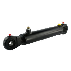 Cylinder siłownik hydrauliczny jednostronnego działania długość: 350mm skok: 140mm CJF-50/28/140