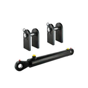 Bardo gruby cylinder siłownik hydrauliczny dwustronnego działania długość: 850mm skok: 500mm z kompletem mocowań